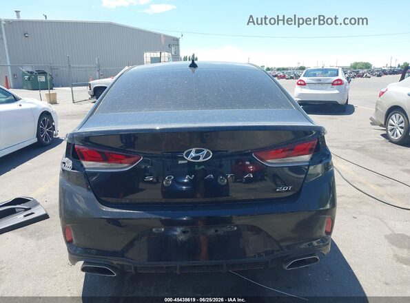 5NPE34AB5JH610839 2018 HYUNDAI SONATA Black 