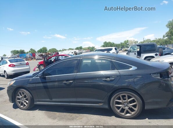 5NPE34AB5JH610839 2018 HYUNDAI SONATA Black Vista interior de 360 grados