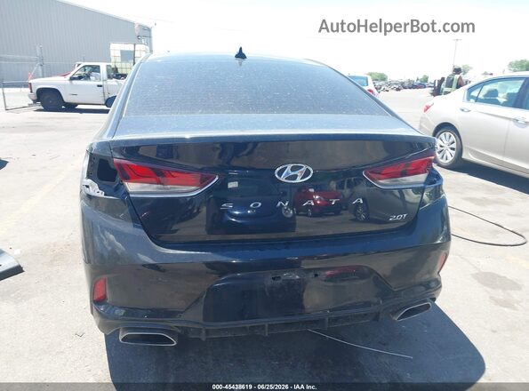 5NPE34AB5JH610839 2018 HYUNDAI SONATA Black 