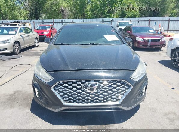 5NPE34AB5JH610839 2018 HYUNDAI SONATA Black Vista del cuadro de instrumentos