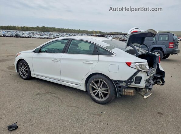 5NPE34AB6HH496103 2017 HYUNDAI SONATA White Հետևի ձախ