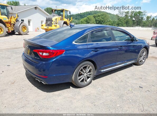 5NPE34AB8HH463877 2017 HYUNDAI SONATA Blue უკანა მარჯვენა