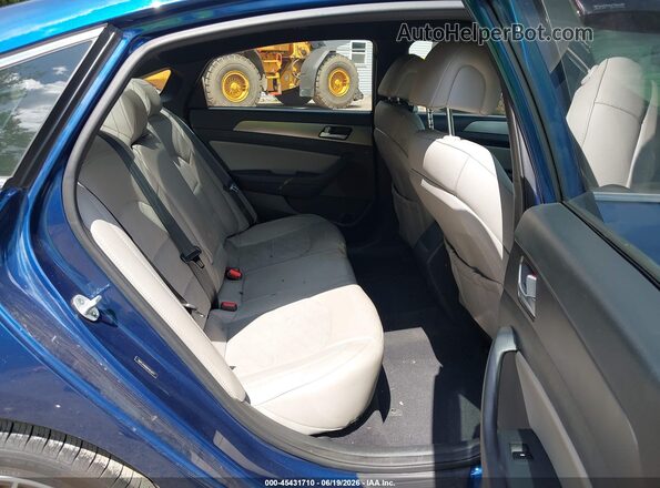 5NPE34AB8HH463877 2017 HYUNDAI SONATA Blue VIN კოდის სტიკერის ხედი