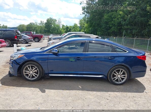 5NPE34AB8HH463877 2017 HYUNDAI SONATA Blue 