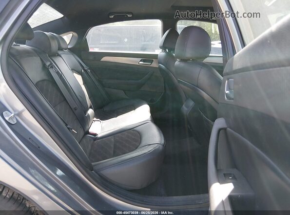 5NPE34AB8JH649781 2018 HYUNDAI SONATA Gray VIN sticker view