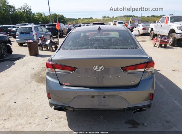 5NPE34AB8JH649781 2018 HYUNDAI SONATA Gray 