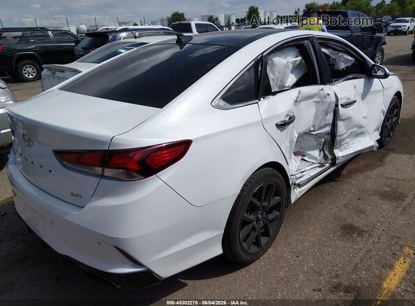 5NPE34AB9KH759627 2019 HYUNDAI SONATA White უკანა მარჯვენა