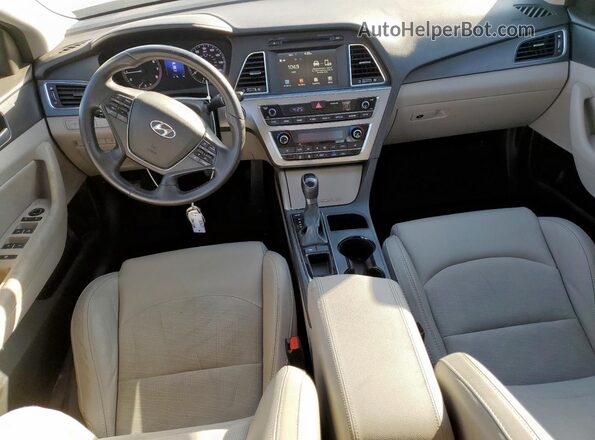 5NPE34AF0GH326580 2016 HYUNDAI SONATA Silver წინა პანელის ხედი