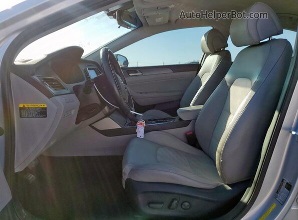 5NPE34AF0GH326580 2016 HYUNDAI SONATA Silver წინა სალონის ხედი