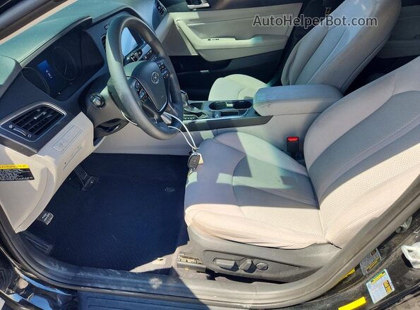 5NPE34AF0GH367033 2016 HYUNDAI SONATA Black Вид салону спереду