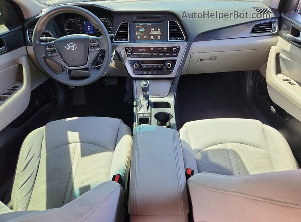 5NPE34AF0GH367033 2016 HYUNDAI SONATA Black Вид панелі приладів
