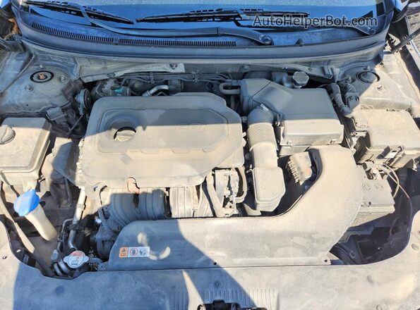 5NPE34AF0GH367033 2016 HYUNDAI SONATA Black Вид задньої частини салону