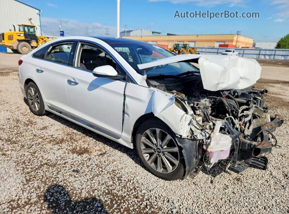 5NPE34AF0GH367193 2016 HYUNDAI SONATA White Delantero derecho
