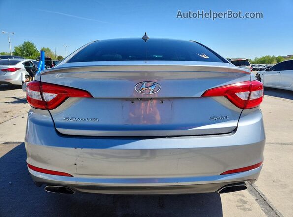 5NPE34AF0GH412682 2016 HYUNDAI SONATA Silver უკანა ხედი