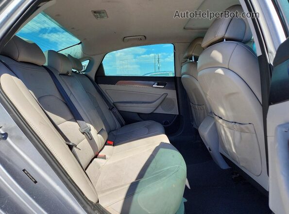 5NPE34AF0GH412682 2016 HYUNDAI SONATA Silver უკანა სავარძლების ხედი