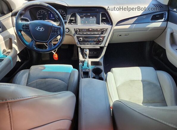 5NPE34AF0GH412682 2016 HYUNDAI SONATA Silver წინა პანელის ხედი