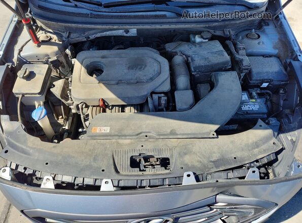 5NPE34AF0GH412682 2016 HYUNDAI SONATA Silver უკანა სალონის ხედი