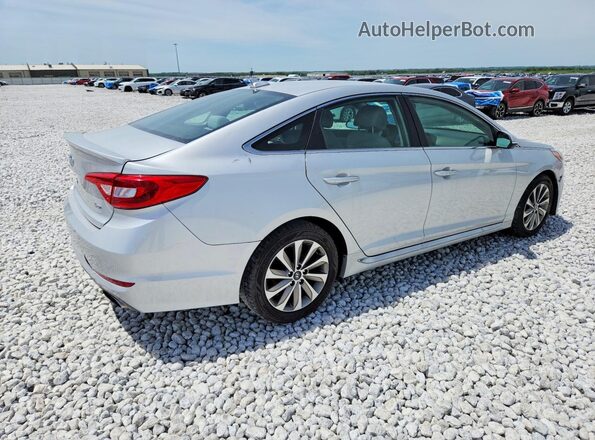 5NPE34AF0GH433886 2016 HYUNDAI SONATA Silver უკანა მარჯვენა