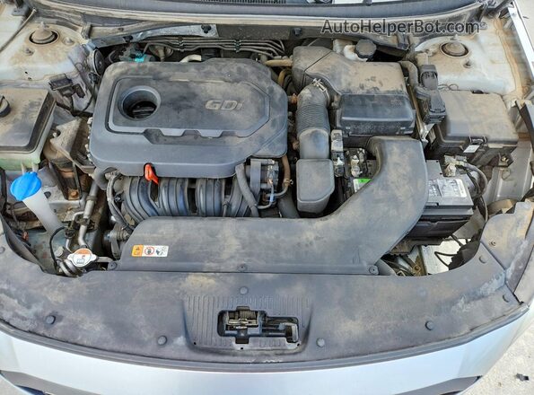 5NPE34AF0GH433886 2016 HYUNDAI SONATA Silver უკანა სალონის ხედი