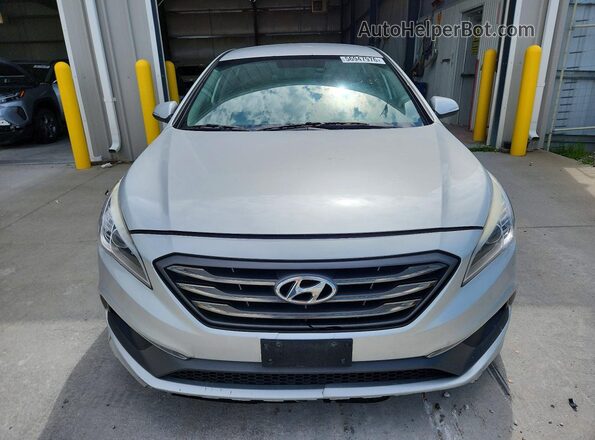 5NPE34AF0GH433886 2016 HYUNDAI SONATA Silver წინა ხედი