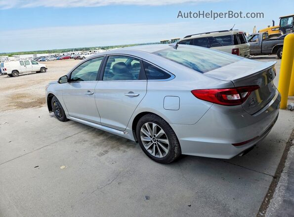 5NPE34AF0GH433886 2016 HYUNDAI SONATA Silver უკანა მარცხენა