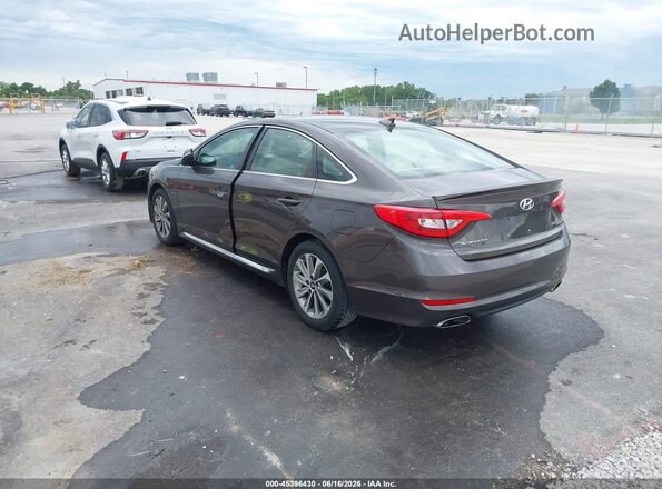5NPE34AF0GH435332 2016 HYUNDAI SONATA Gray Tył lewy