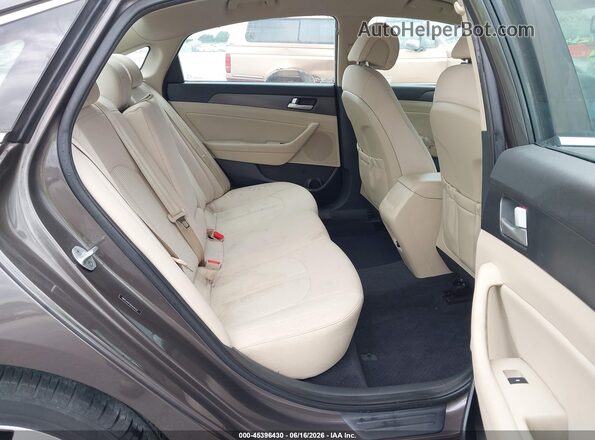 5NPE34AF0GH435332 2016 HYUNDAI SONATA Gray Widok naklejki z numerem VIN