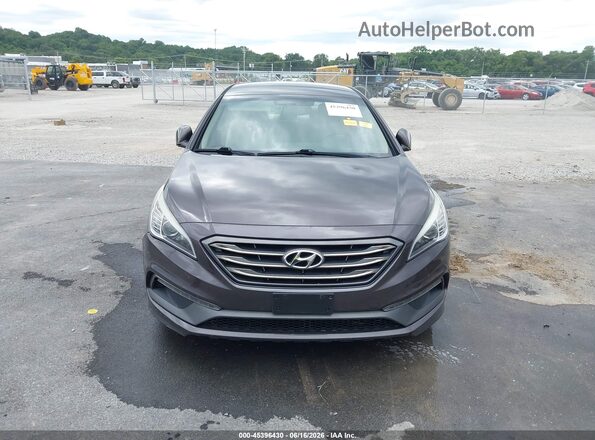 5NPE34AF0GH435332 2016 HYUNDAI SONATA Gray Widok zestawu wskaźników