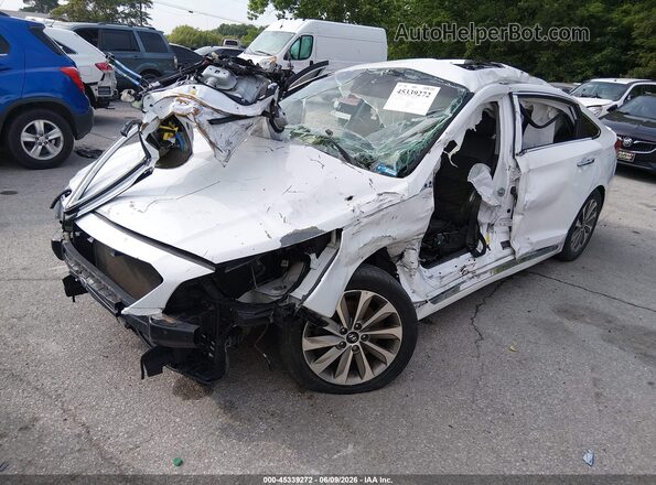 5NPE34AF0HH517658 2017 HYUNDAI SONATA White Front left