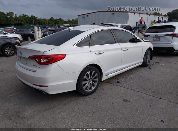 5NPE34AF0HH517658 2017 HYUNDAI SONATA White Rear right