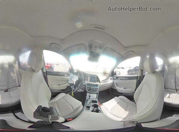 5NPE34AF0HH521113 2017 HYUNDAI SONATA Red VIN კოდის სტიკერის ხედი