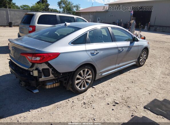 5NPE34AF0HH544570 2017 HYUNDAI SONATA Silver Задня права чверть