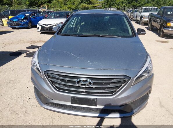 5NPE34AF0HH544570 2017 HYUNDAI SONATA Silver Вид щитка приладів