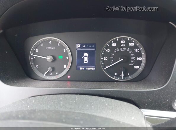 5NPE34AF0HH546044 2017 HYUNDAI SONATA Серебряный Вид задних сидений