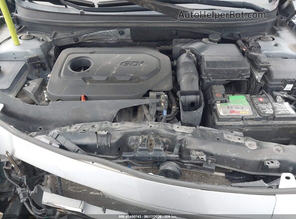5NPE34AF0HH546044 2017 HYUNDAI SONATA Серебряный Вид сзади