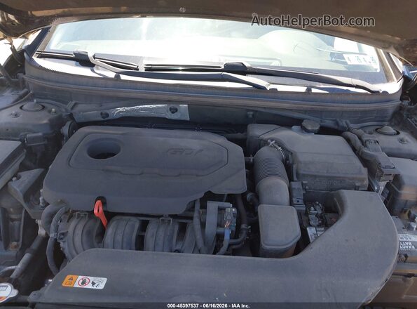5NPE34AF0HH551681 2017 HYUNDAI SONATA Black უკანა ხედი