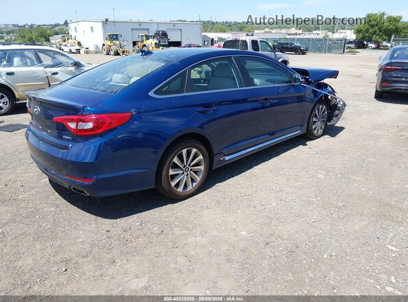 5NPE34AF0HH556864 2017 HYUNDAI SONATA Blue უკანა მარჯვენა