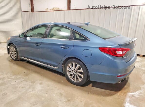 5NPE34AF0HH571039 2017 HYUNDAI SONATA Blue 