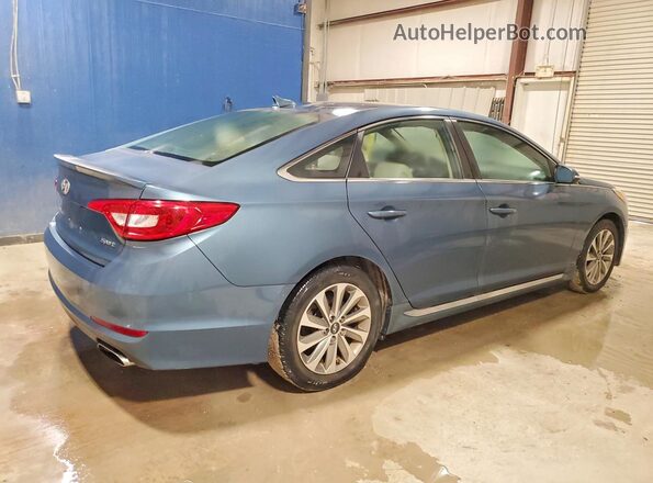 5NPE34AF0HH571039 2017 HYUNDAI SONATA Blue 