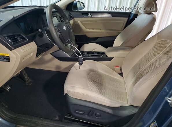 5NPE34AF0HH571039 2017 HYUNDAI SONATA Blue 