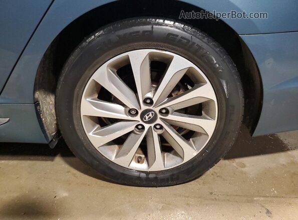 5NPE34AF0HH571039 2017 HYUNDAI SONATA Blue 