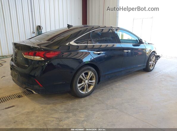5NPE34AF0JH597596 2018 HYUNDAI SONATA Black Rear right