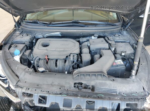 5NPE34AF0JH597596 2018 HYUNDAI SONATA Black Rear view