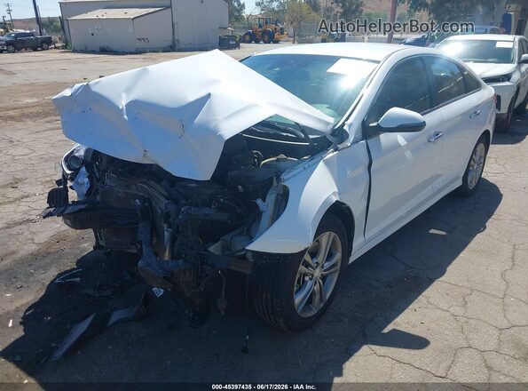5NPE34AF0JH597923 2018 HYUNDAI SONATA White Передня ліва чверть