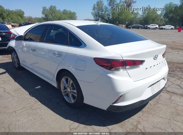 5NPE34AF0JH597923 2018 HYUNDAI SONATA White Задня ліва чверть