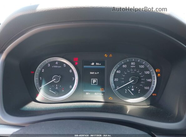 5NPE34AF0JH597923 2018 HYUNDAI SONATA White Вид задніх сидінь