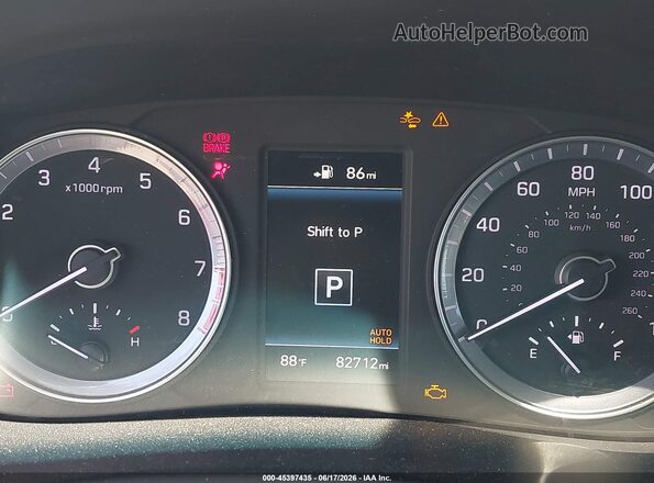 5NPE34AF0JH597923 2018 HYUNDAI SONATA White Панорамний вид салону 360°