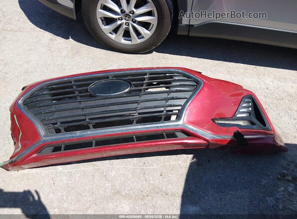 5NPE34AF0JH601016 2018 HYUNDAI SONATA Red Սարքավորումների վահանակի տեսք