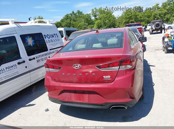 5NPE34AF0JH601016 2018 HYUNDAI SONATA Red 