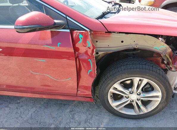 5NPE34AF0JH601016 2018 HYUNDAI SONATA Red 